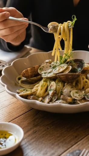 Linguine ai frutti di mare, primi della Vecchia Pesa